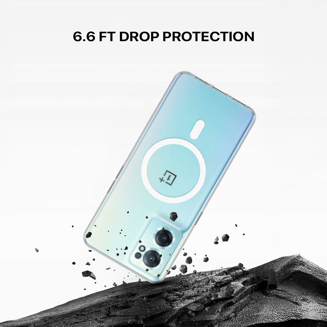 Anti Yellow Magsafe Clear Transparent Case - One Plus Nord CE 2