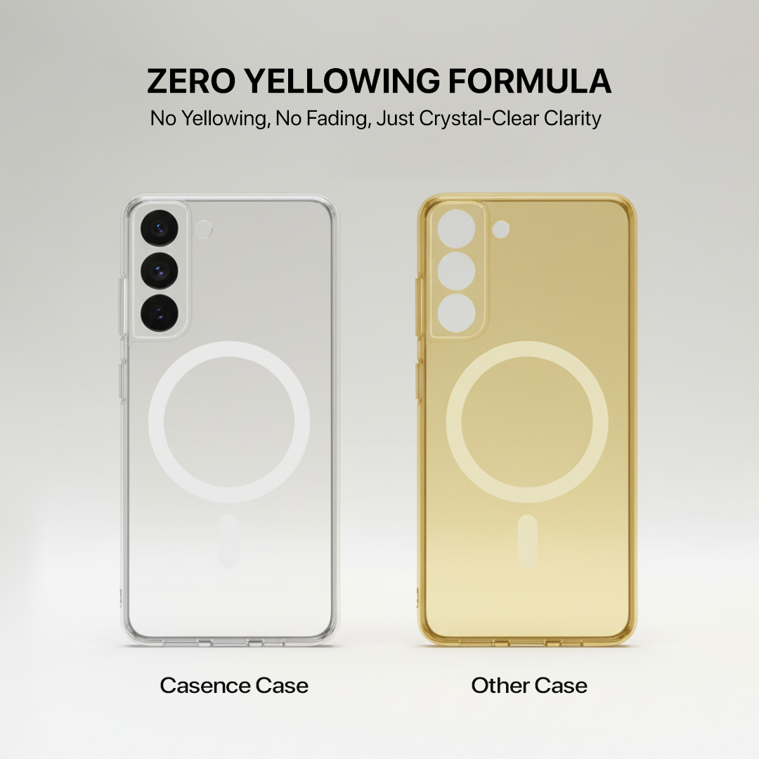 Anti Yellow Magsafe Clear Case Samsung -  Samsung Galaxy S21 FE