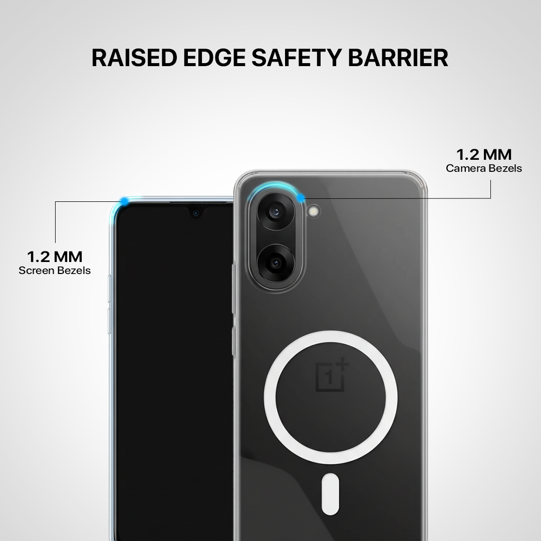 Anti Yellow Magsafe Clear Transparent Case - One Plus Nord CE 5