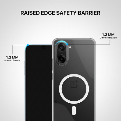 Anti Yellow Magsafe Clear Transparent Case - One Plus Nord CE 5