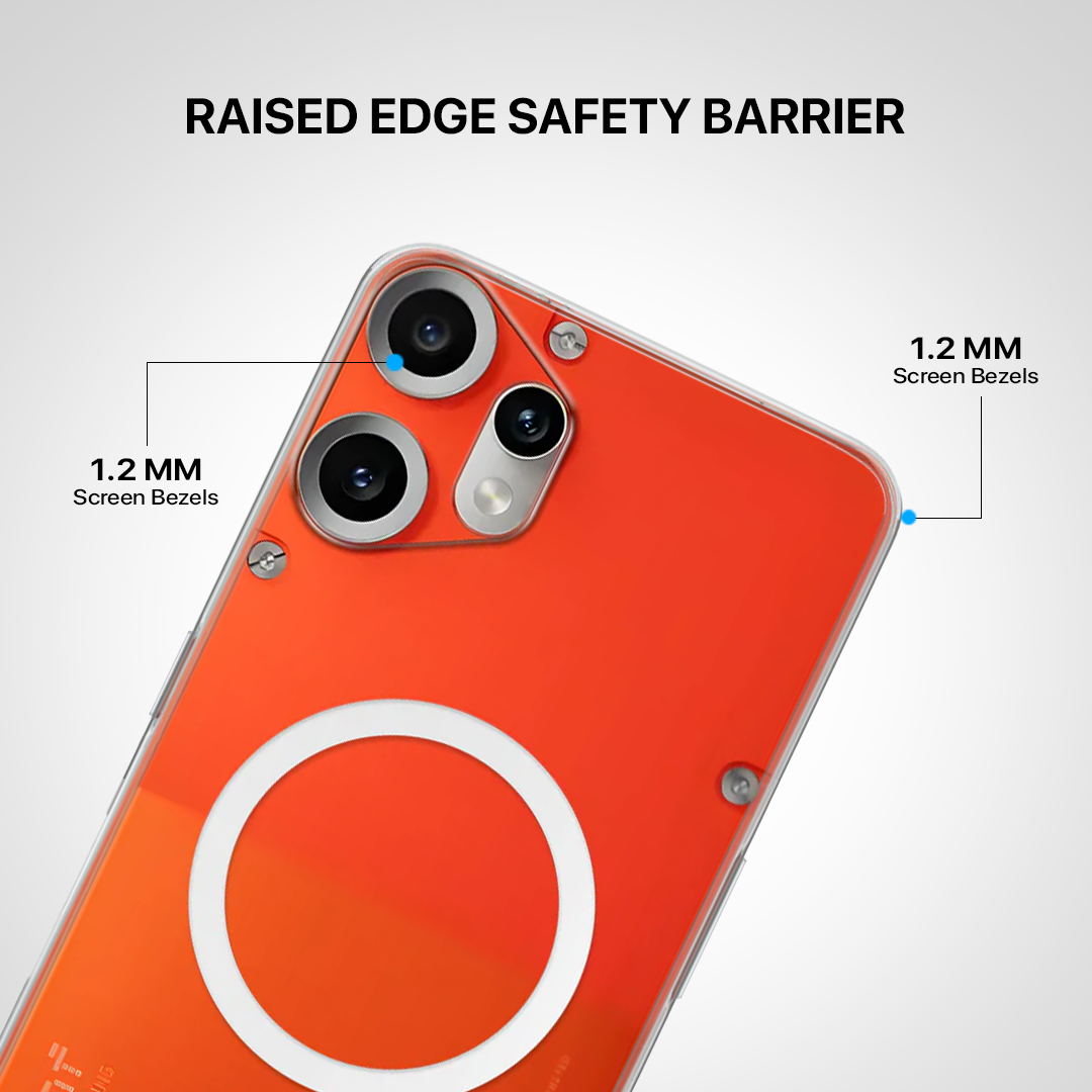 Anti Yellow Magsafe Clear Transparent Case - Nothing (CMF 2 PRO )