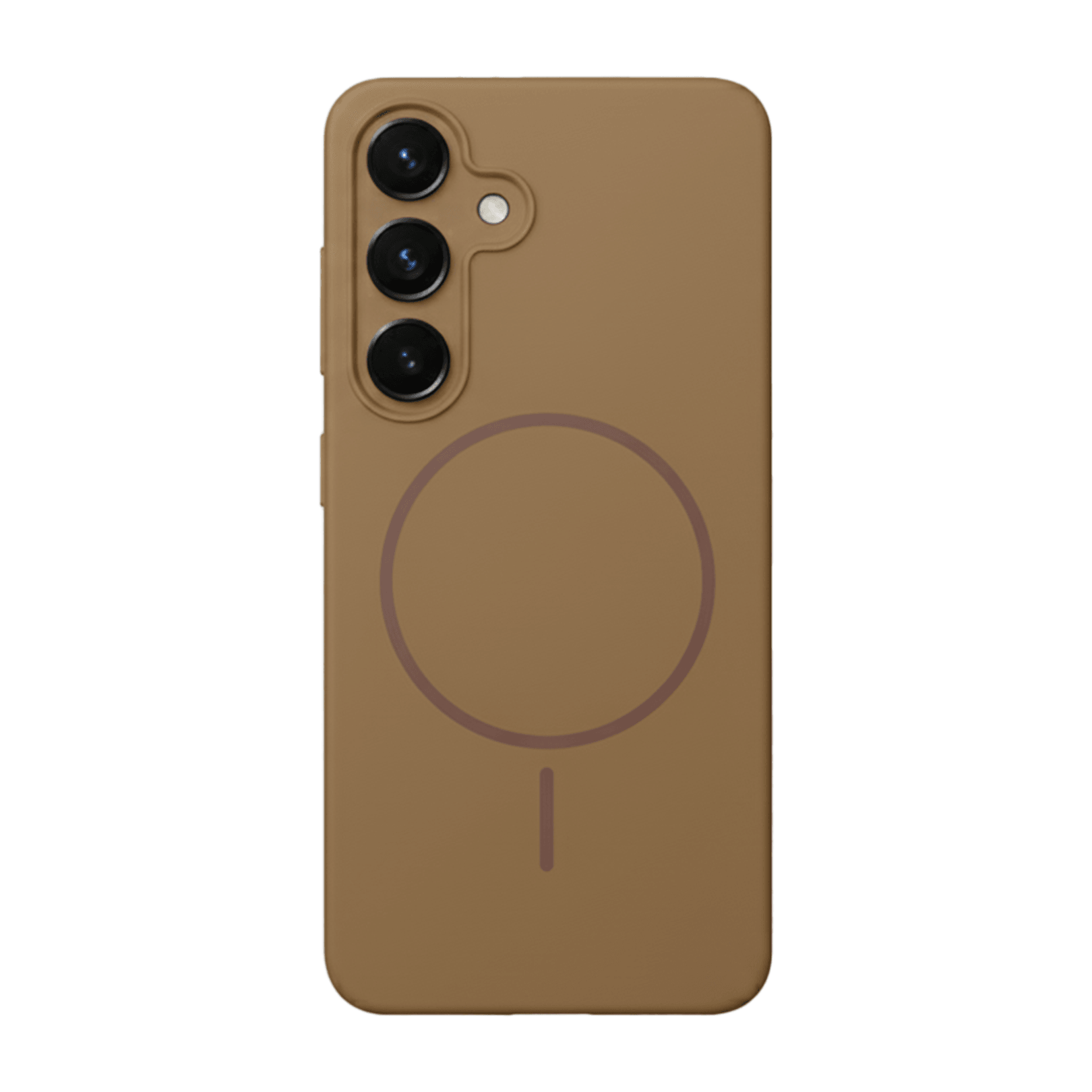 Anti Dust Magsafe Silicone Case - Samsung S23 (Brown)