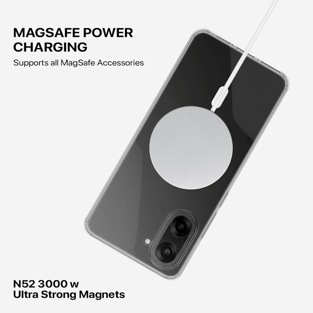 Anti Yellow Magsafe Clear Case - One Plus Nord CE 5