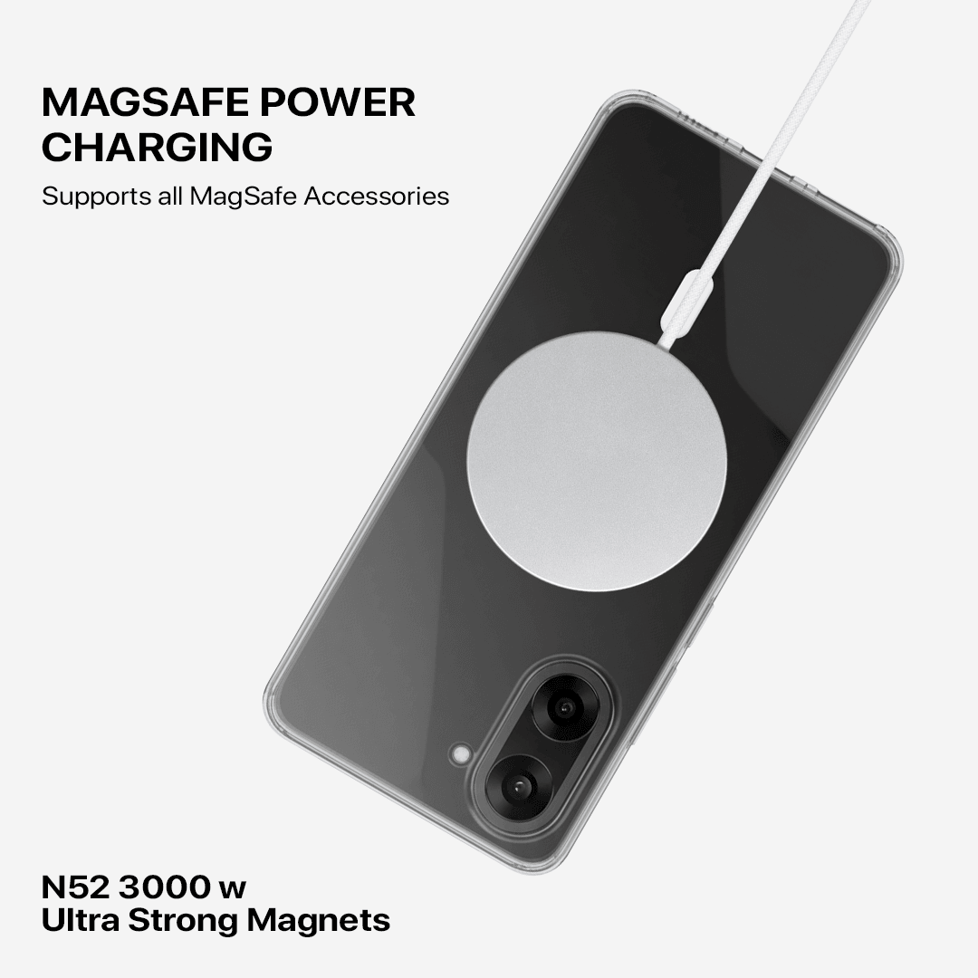Anti Yellow Magsafe Clear Case - One Plus Nord CE 5