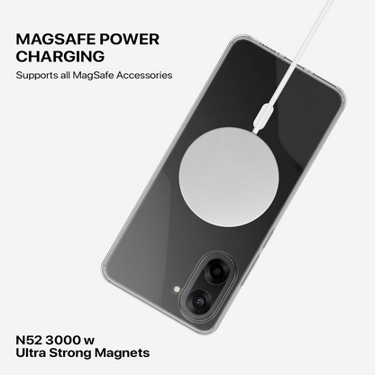 Anti Yellow Magsafe Clear Transparent Case - One Plus Nord CE 5