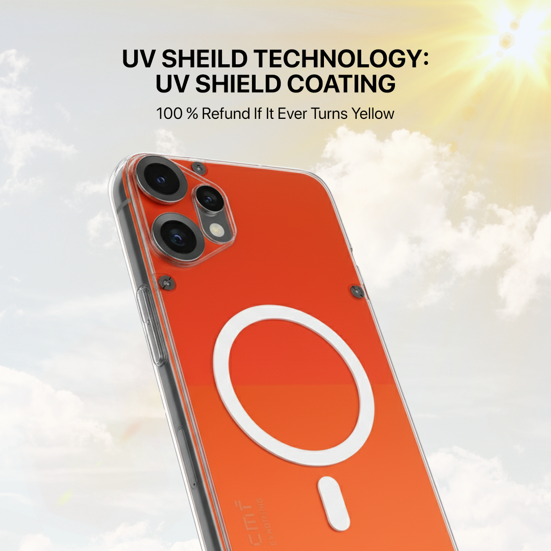 Anti Yellow Magsafe Clear Transparent Case - Nothing (CMF 2 PRO )