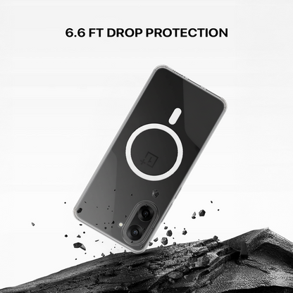 Anti Yellow Magsafe Clear Transparent Case - One Plus Nord CE 5