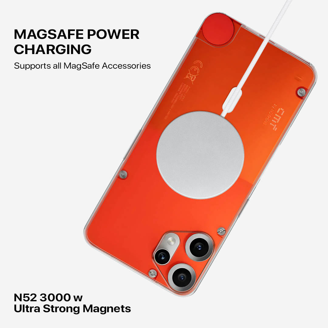 Anti Yellow Magsafe Clear Transparent Case - Nothing (CMF 2 PRO )