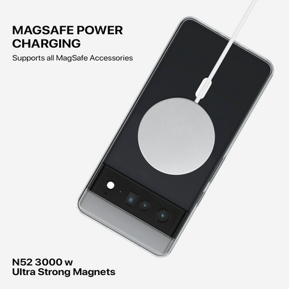 Anti Yellow Magsafe Clear Transparent Case - Google Pixel 6 Pro