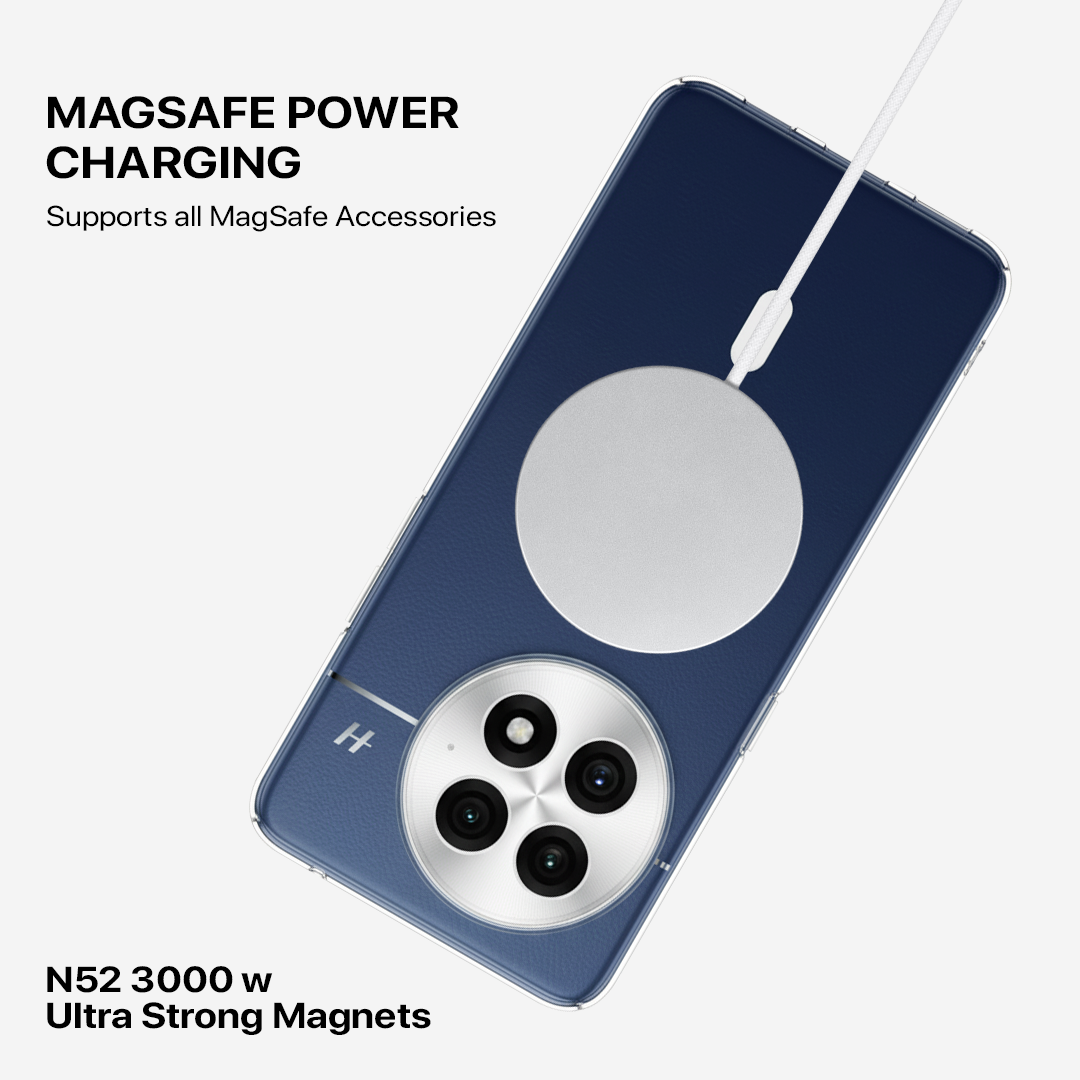 Anti Yellow Magsafe Clear Transparent Case - One Plus 13