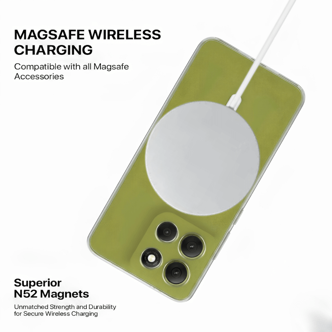 Anti Yellow Magsafe Clear Case - Motorola G86