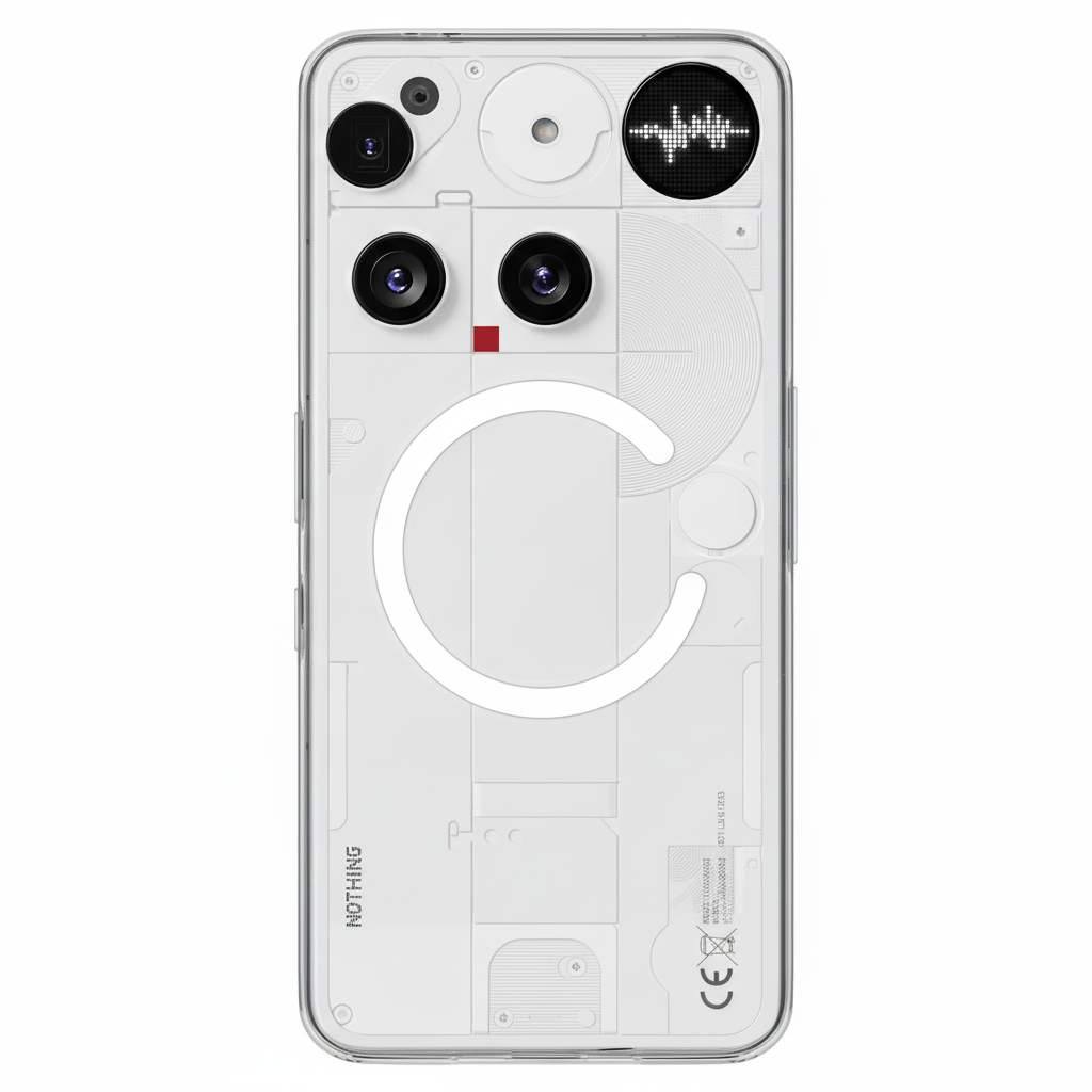 Anti Yellow Magsafe Clear Transparent Case - Nothing (PH 3)