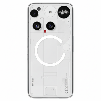 Anti Yellow Magsafe Clear Transparent Case - Nothing (PH 3)