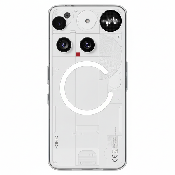 Anti Yellow Magsafe Clear Transparent Case - Nothing (PH 3)