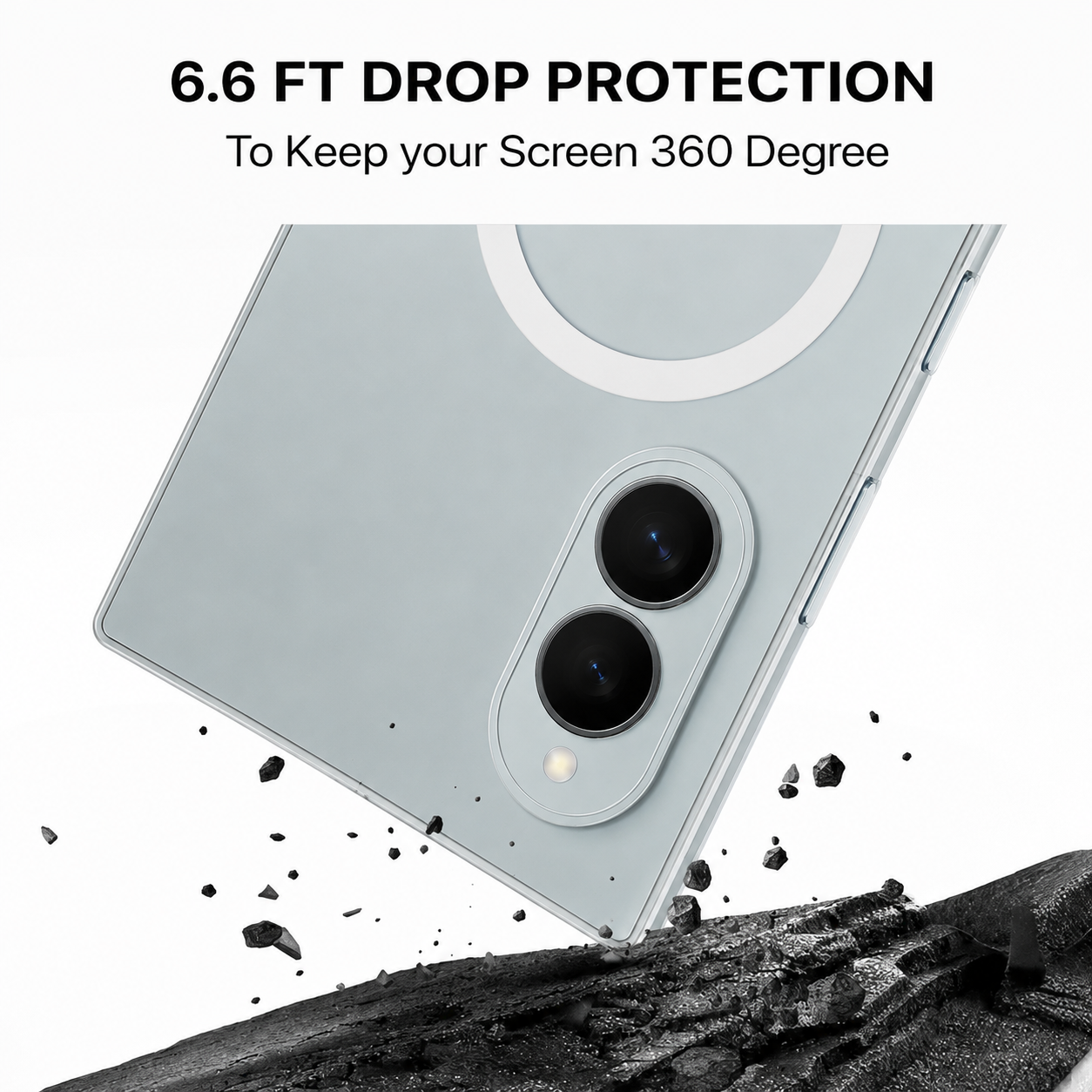 Anti Yellow Magsafe Clear Case Samsung - Galaxy Z FOLD 8