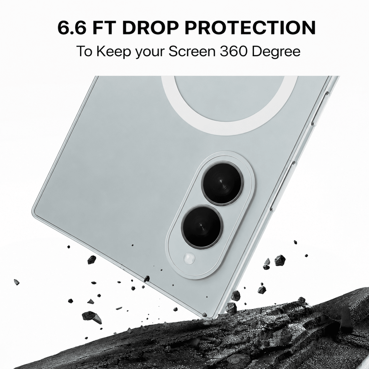 Anti Yellow Magsafe Clear Case Samsung - Galaxy Z FOLD 8