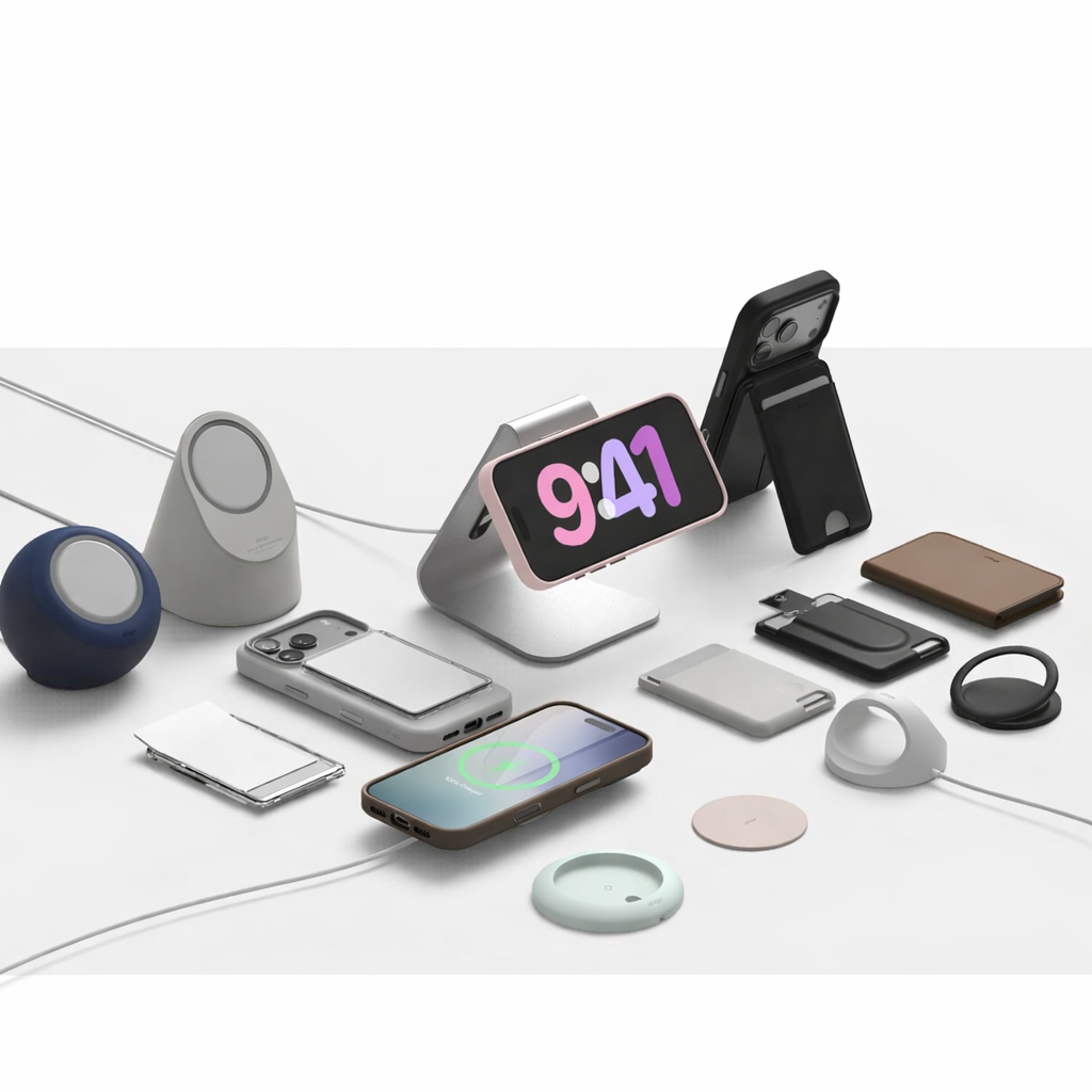 Signature Leather Magsafe Case - Iphone 17 Pro Max ( Ember Orange)