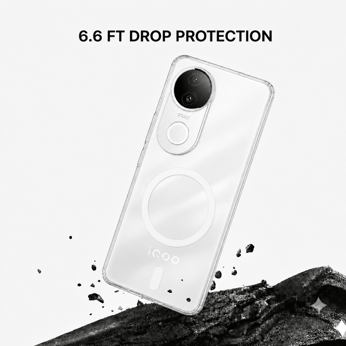 Anti Yellow Magsafe Clear Case - IQOO Z10 R