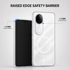 Anti Yellow Magsafe Clear Case - IQOO Z10 R