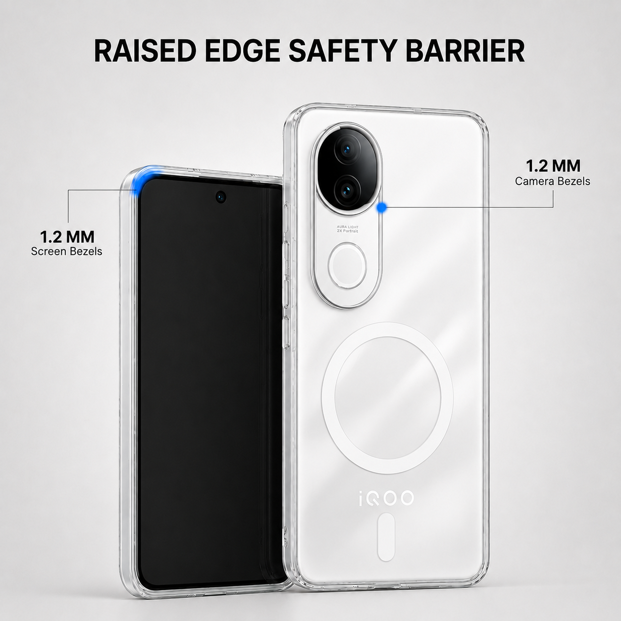 Anti Yellow Magsafe Clear Case - IQOO Z10 R