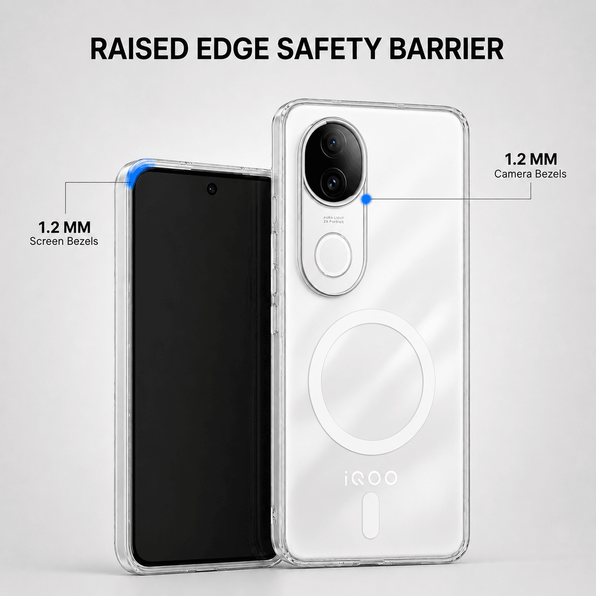 Anti Yellow Magsafe Clear Case - IQOO Z10 R