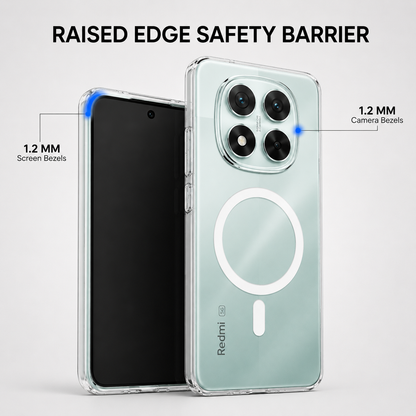 Anti Yellow Magsafe Clear Case - REDMI NOTE 14 PRO