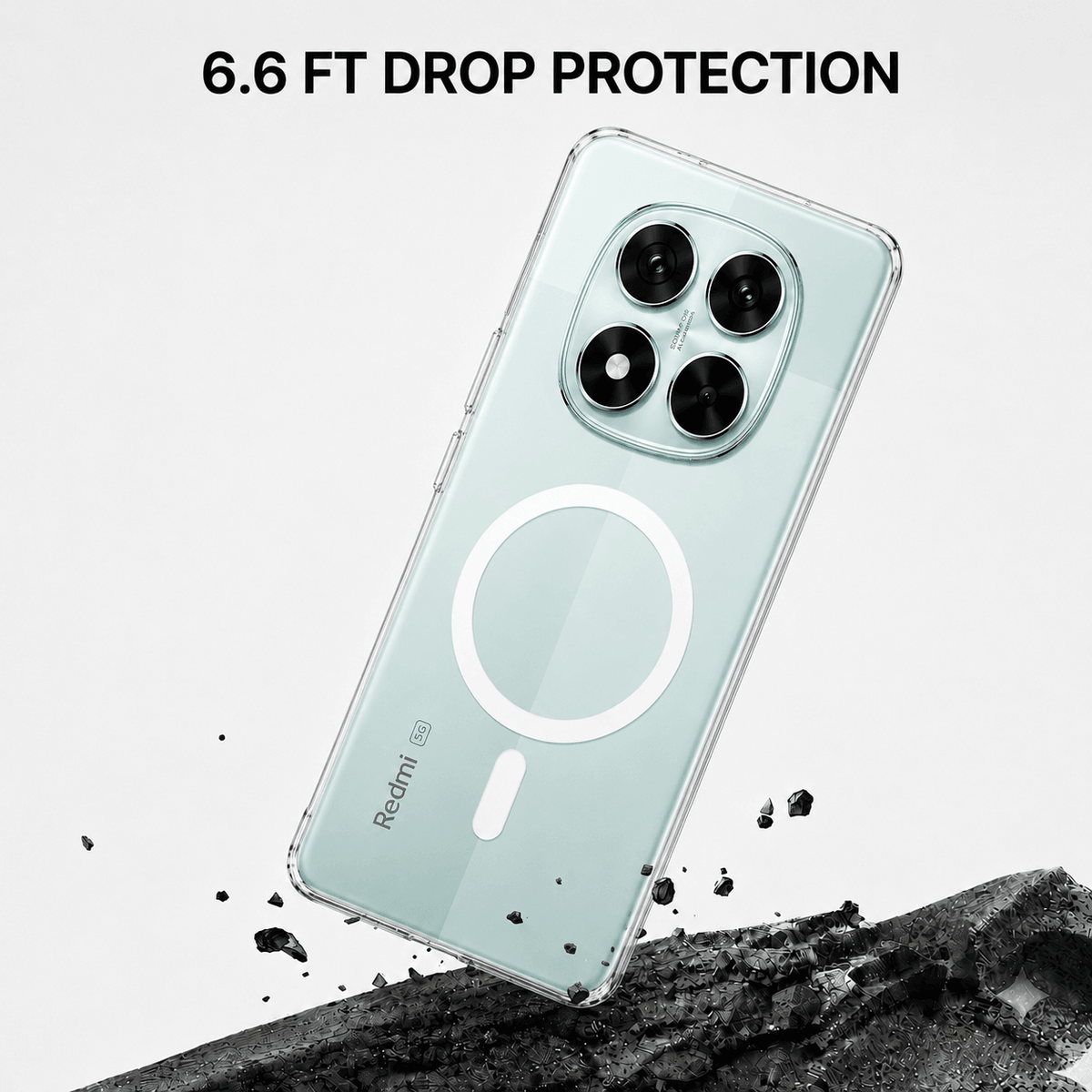 Anti Yellow Magsafe Clear Case - REDMI NOTE 14 PRO