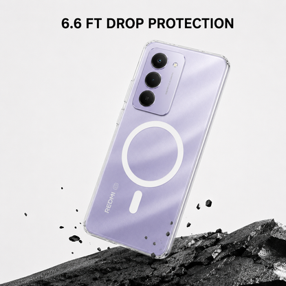Anti Yellow Magsafe Clear Case - REDMI 15