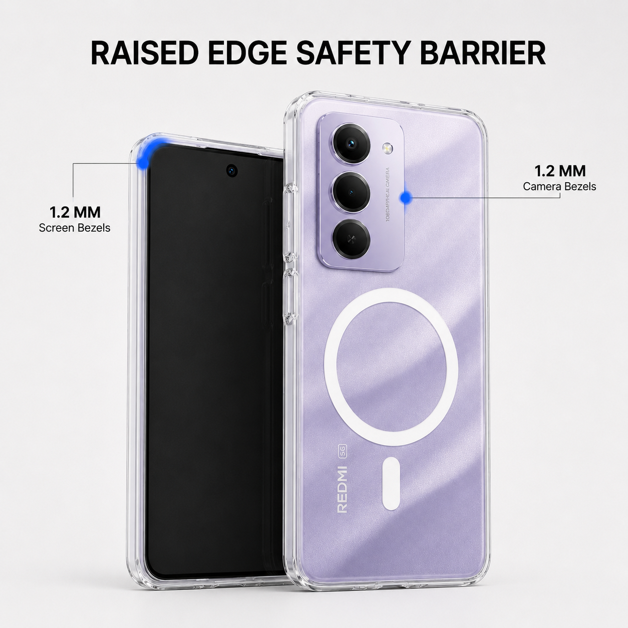 Anti Yellow Magsafe Clear Case - REDMI 15