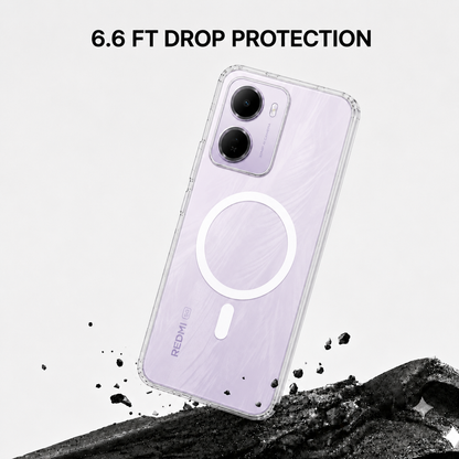 Anti Yellow Magsafe Clear Case - REDMI 15 A (5G)
