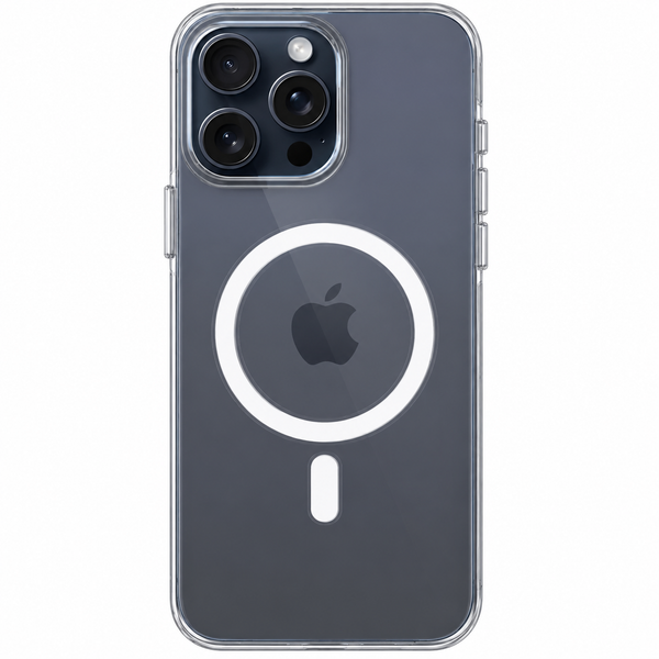 Anti Yellow Magsafe Clear Case - Iphone 15 Pro Max