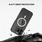 Anti Yellow Magsafe Clear Case - Iphone 15 Pro