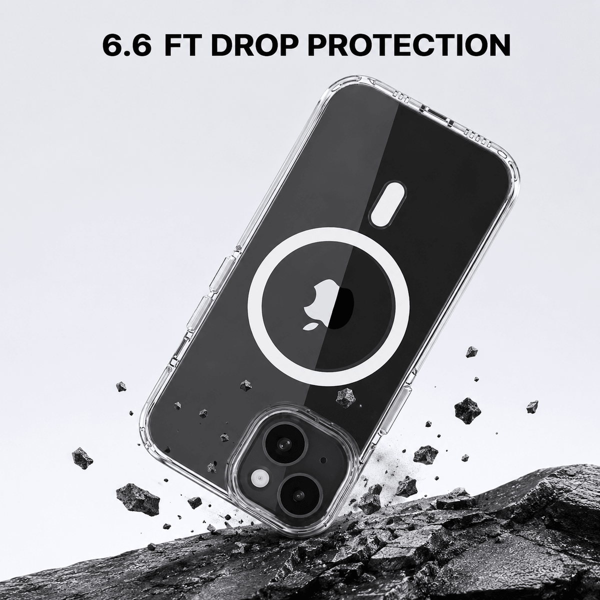 Anti Yellow Magsafe Clear Case - Iphone 15
