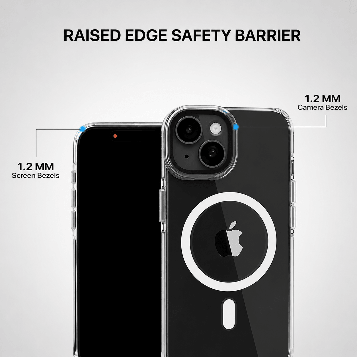 Anti Yellow Magsafe Clear Case - Iphone 15