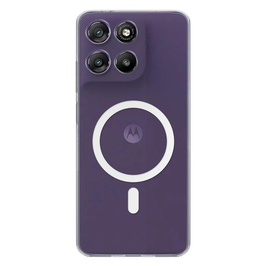 Anti Yellow Magsafe Clear Case - Motorola G67 POWER