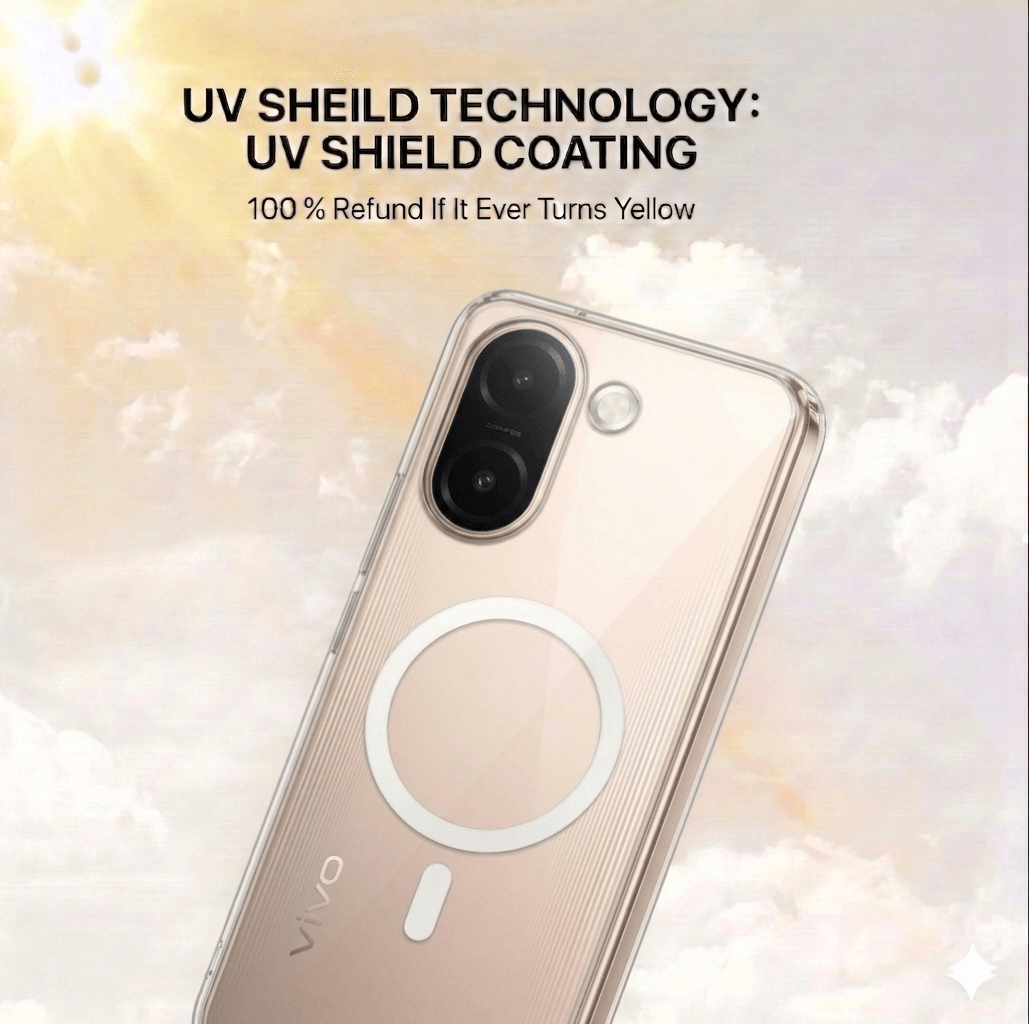 Anti Yellow Magsafe Clear Case - VIVO V60