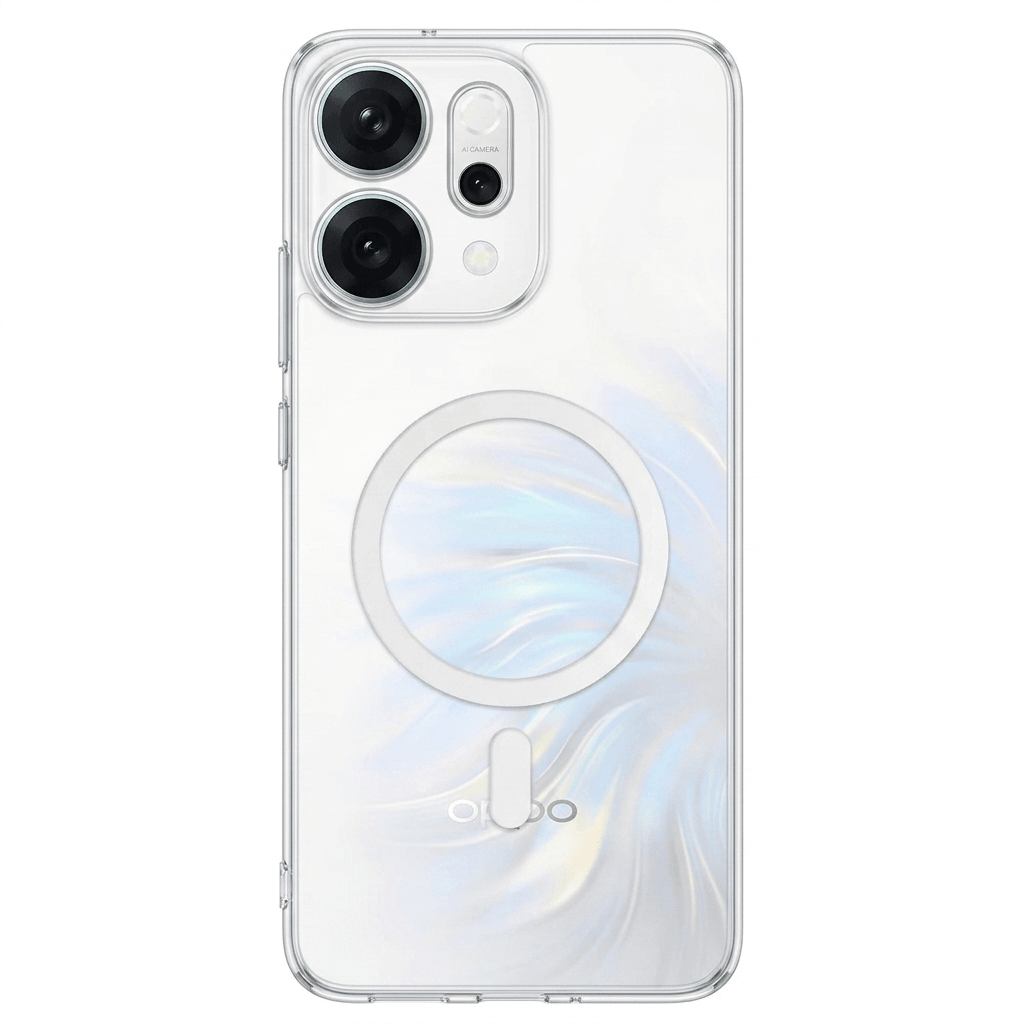 Anti Yellow Magsafe Clear Case - OPPO RENNO 14
