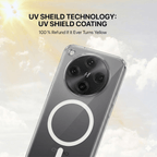 Anti Yellow Magsafe Clear Case - OPPO FIND X8 PRO