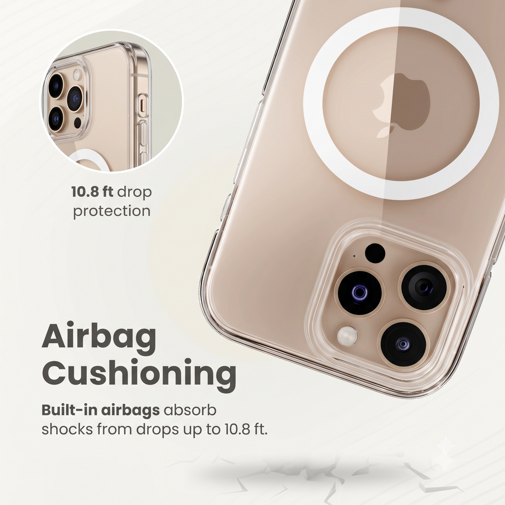 Casence Luxe Airpro AI Case-Iphone 16 Pro