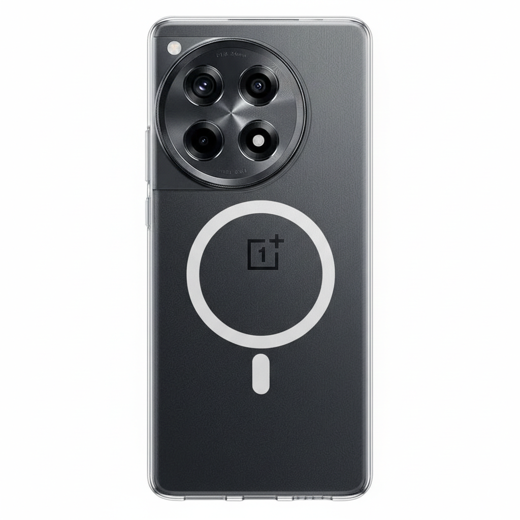 Anti Yellow Magsafe Clear Transparent Case - One Plus 12 R