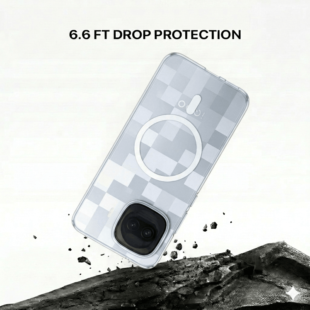 Anti Yellow Magsafe Clear Case - IQOO 15 R
