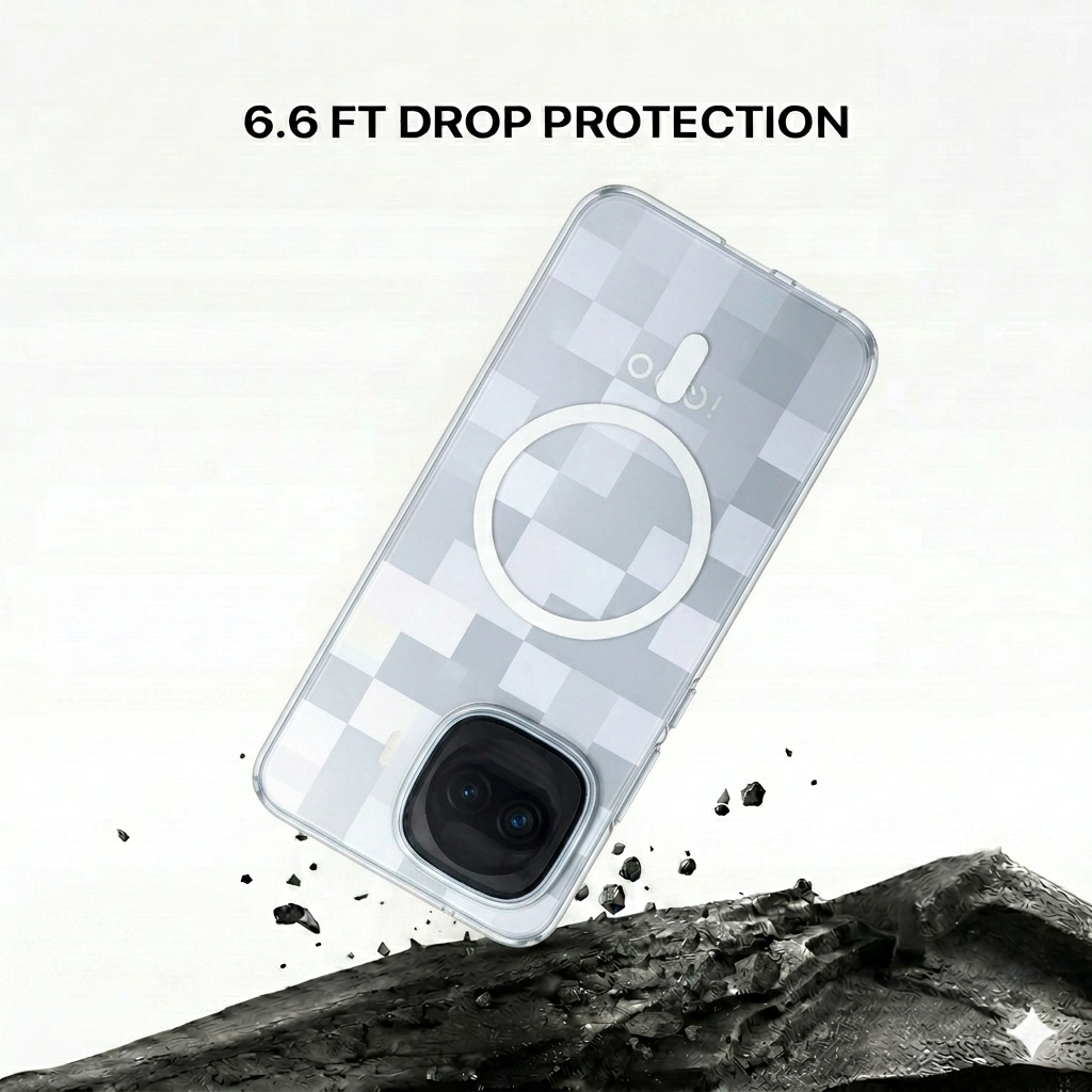 Anti Yellow Magsafe Clear Case - IQOO 15 R