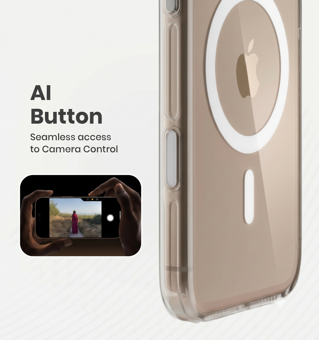 Casence Luxe Airpro AI Case-Iphone 16 Pro