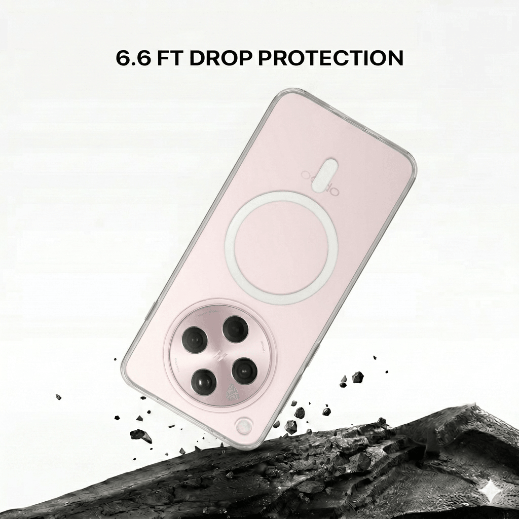 Anti Yellow Magsafe Clear Case - OPPO FIND X8