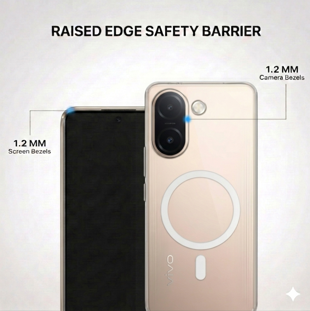 Anti Yellow Magsafe Clear Case - VIVO V60