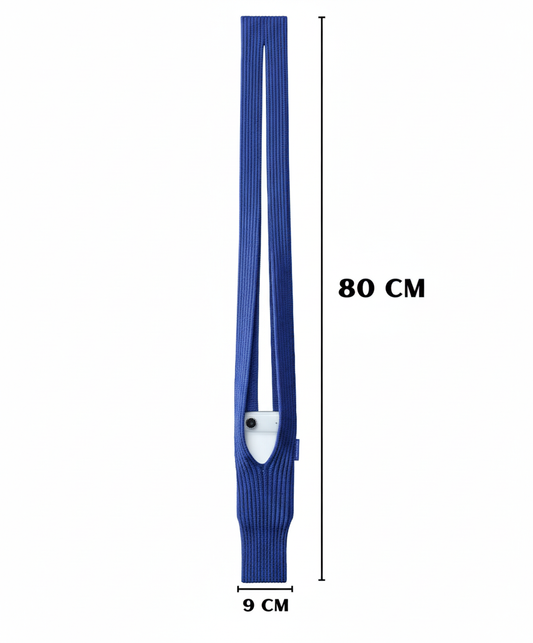 Iphone Pocket 3D Knitted ( Sapphire Blue Long-80 CM)