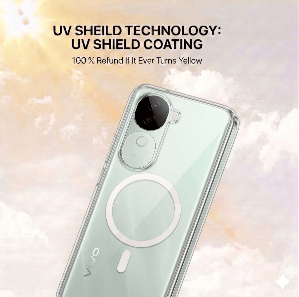 Anti Yellow Magsafe Clear Case - VIVO V40E