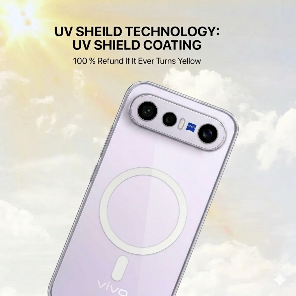Anti Yellow Magsafe Clear Case - VIVO X300 FE