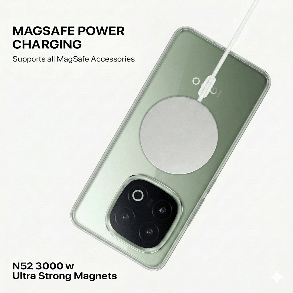 Anti Yellow Magsafe Clear Case - IQOO 13