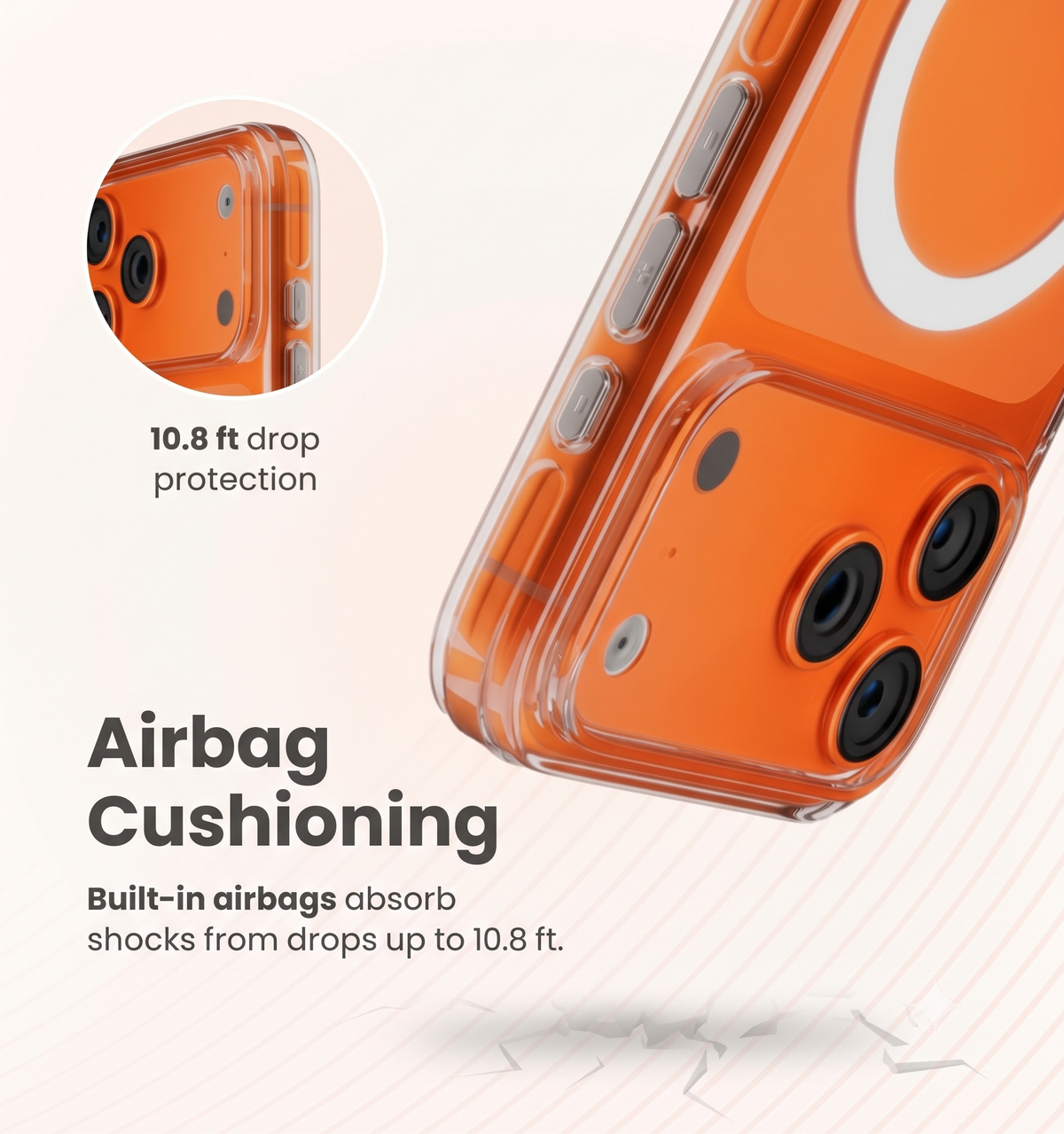 Casence Luxe Airpro AI Case-Iphone 17 Pro Max